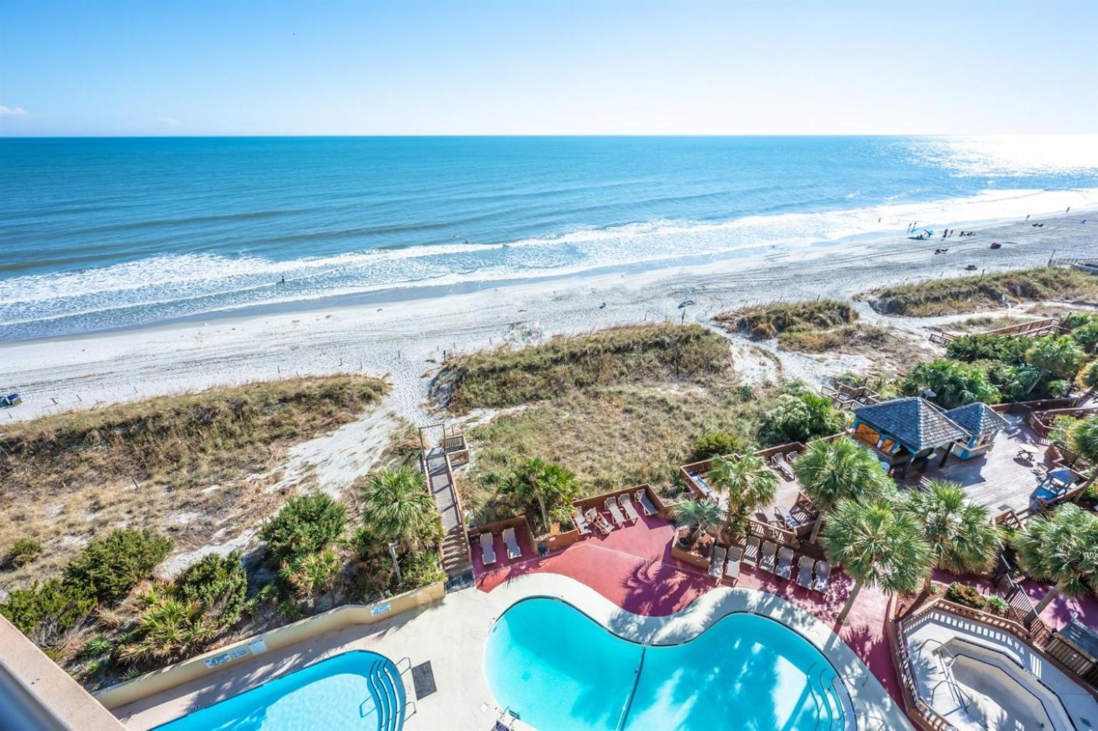 מירטל ביץ' New Remodeled Direct Oceanfront Views Beach Cove מראה חיצוני תמונה
